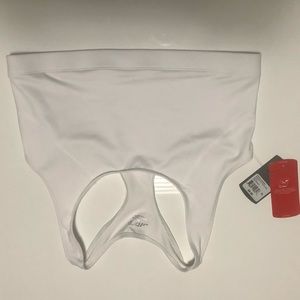 White sports bra new